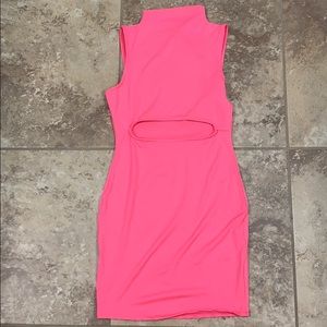 PINK MIDI DRESS